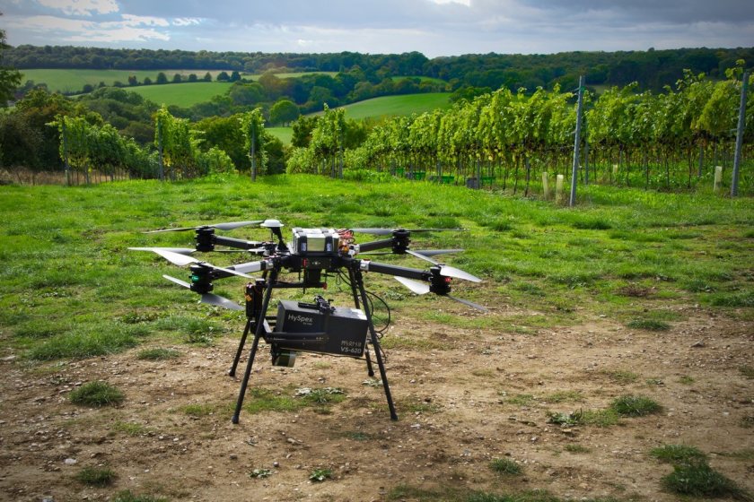 Vineyard owner Ian Beecher-Jones recently embarked on two agri-tech projects, at JoJo’s vineyard in Henley-on-Thames