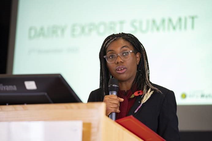 Trade Secretary Kemi Badenoch MP said British agriculture, 'especially dairy producers', were vital to the UK economy