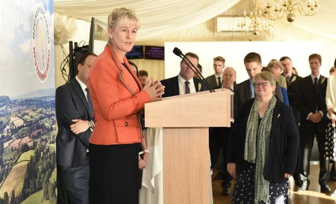 NFU President Minette Batters said it was 'hugely important' to see MPs actively showing their support for farmers (Photo: NFU)