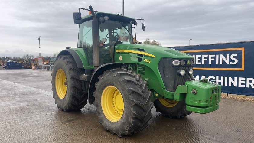 A 2011 John Deere 7930 with just over 4,200 hours on the clock was sold to a Canadian buyer and achieved over £62,000