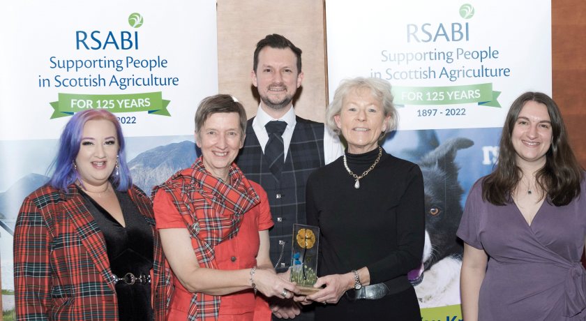 Around 150 people involved in the Scottish agricultural industry attended the fundraising event