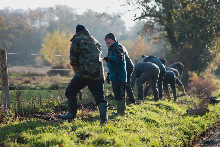 The site qualified for a Woodland Trust scheme as part of the Queen’s Green Canopy