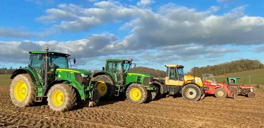 The potato equipment is set to 72 inch beds and was last used in the 2021 season