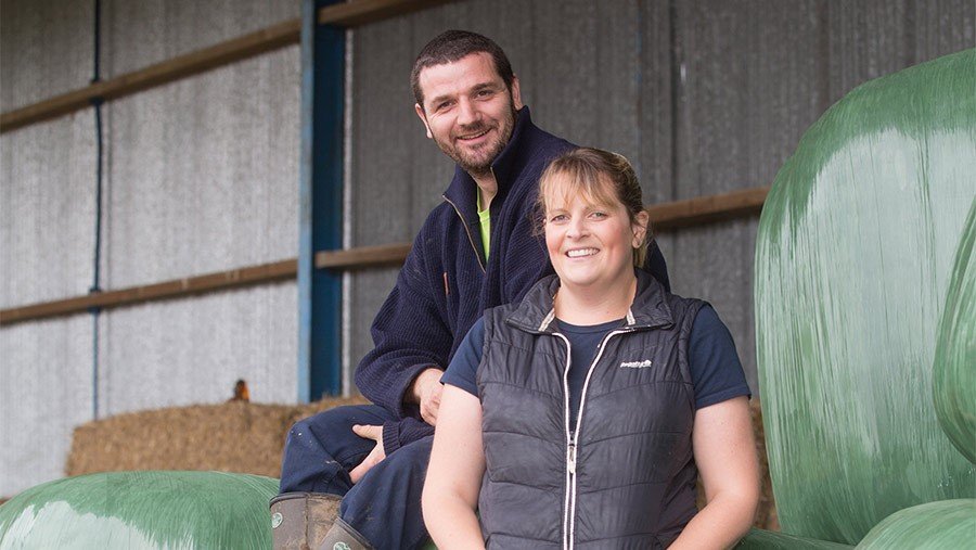 Rob and Jo Hodgkins will measure emissions from a group of Romney rams and identify those that produce the least methane