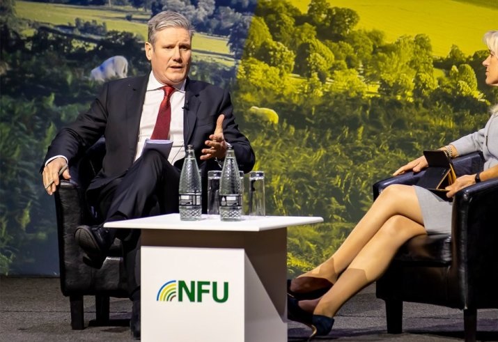 Sir Keir Starmer told delegates at the NFU Conference that they 'deserve a government that listens' (Photo: NFU)