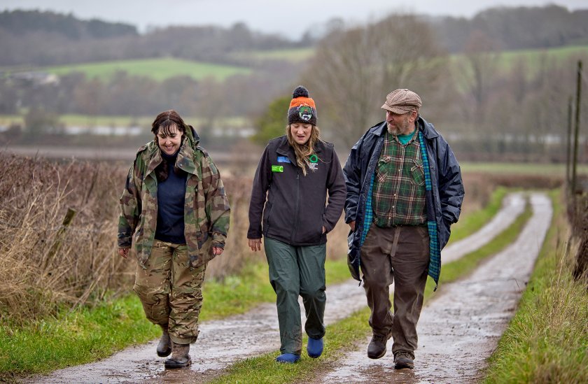 Nadine's farming career is off to a start thanks to Square Farm, a family farm in Monmouthshire