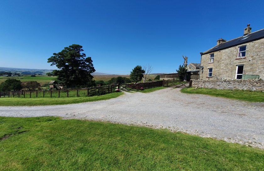 Laverock Hall, previously a smallholding, now has two dog-friendly holiday lets and an indoor arena used for dog agility and training