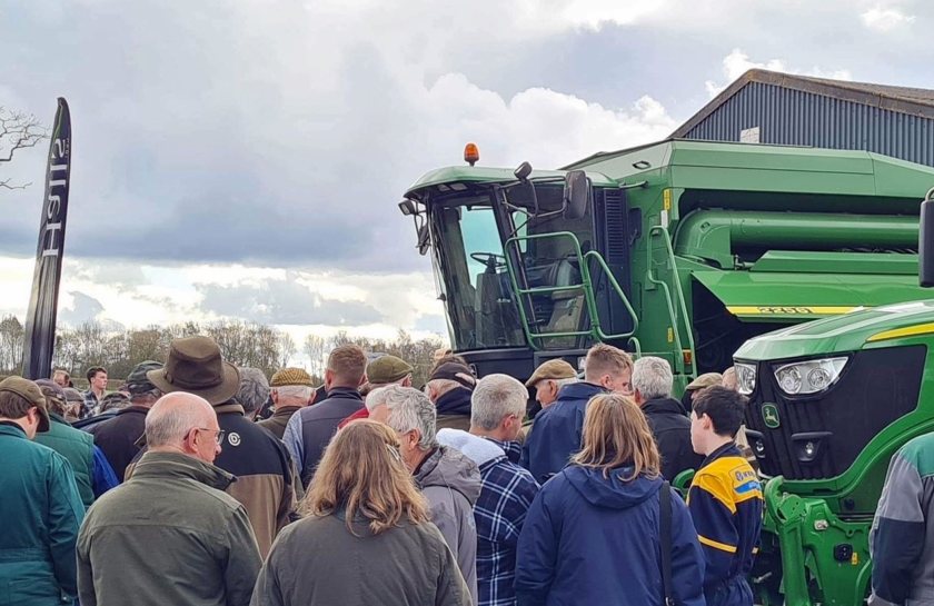Prices of note were £94,000 for a 2018 John Deere 6155R tractor, and £61,000 for a JCB 531-70 2015 Loadall