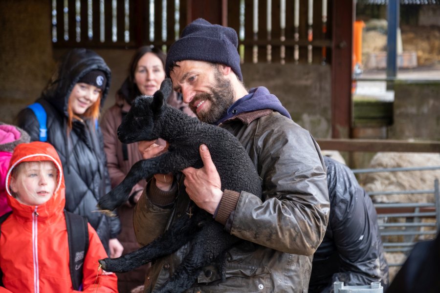 Kelvin Fletcher, a former actor in Emmerdale, opened the gates to his 120-acre farm for families who’ve had a sick child in hospital