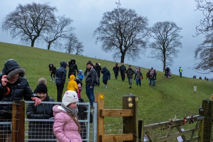 The Fletchers opened up their farm to the public for the first time this Easter
