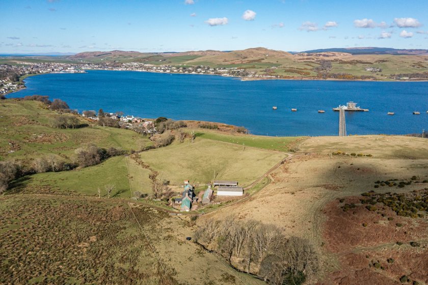 Low Glenramskill Farm benefits from an area of pasture ground currently used for sheep grazing