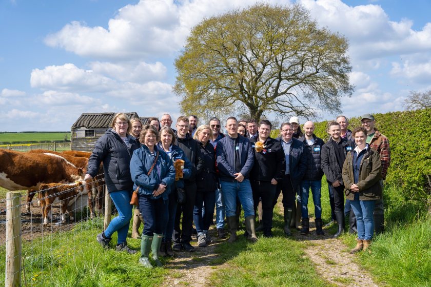 All the farms visited were chosen by Love British Food for their regenerative farming practices