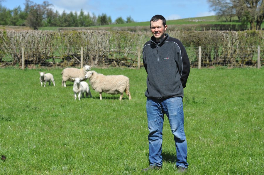 The Williams’ farm Upper Wenall extends to 220-acres, rising from 750 feet to 1,160 feet above Talybont-on-Usk