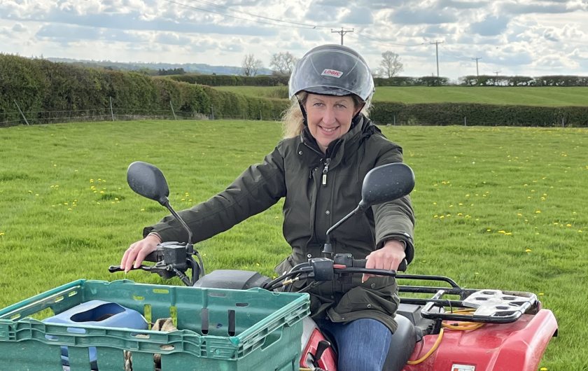 Jill Hewitt, NAAC chief executive, said farmers and farm workers should "take pride" in wearing a helmet to protect their safety
