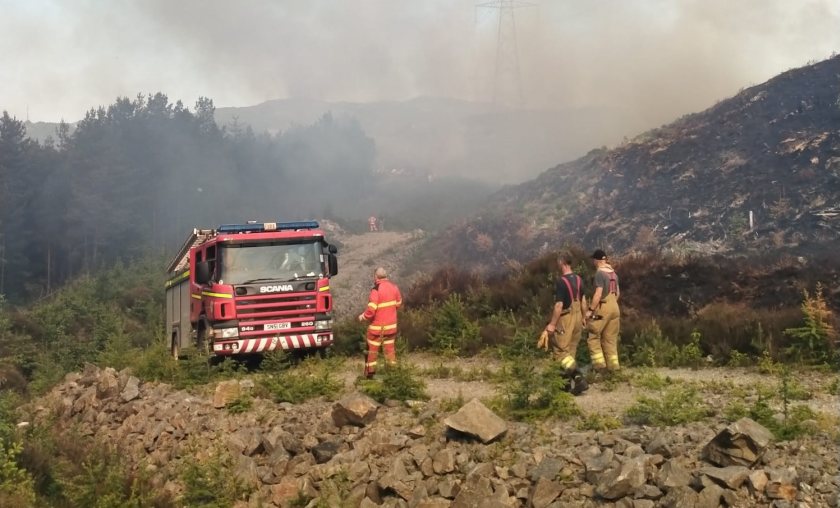 Wildfires have a devastating impact on wildlife and can put farmers and landowners' property at risk