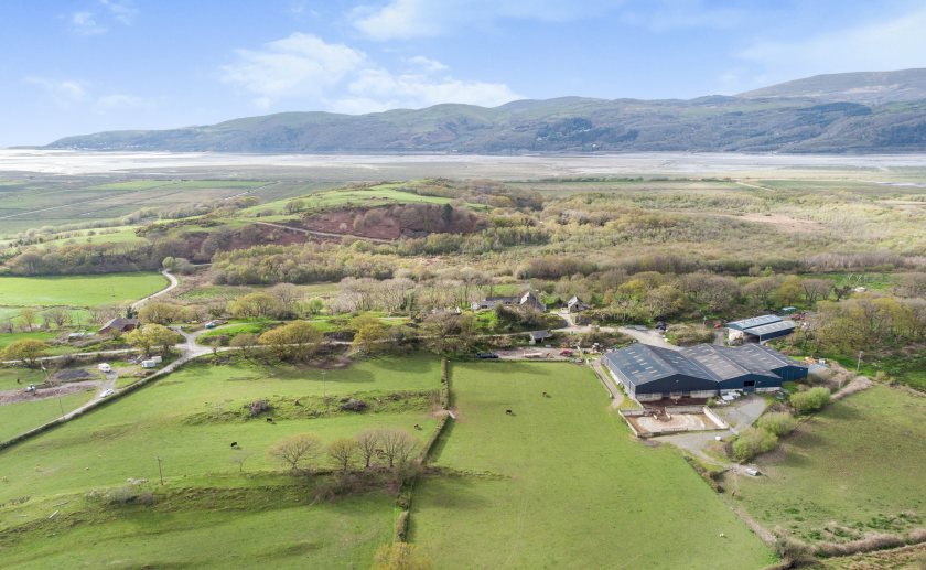 Ynysgreigiog Farm, which has a guide price of £1.7m, extends to approximately 157 acres (Photo: Carter Jonas)