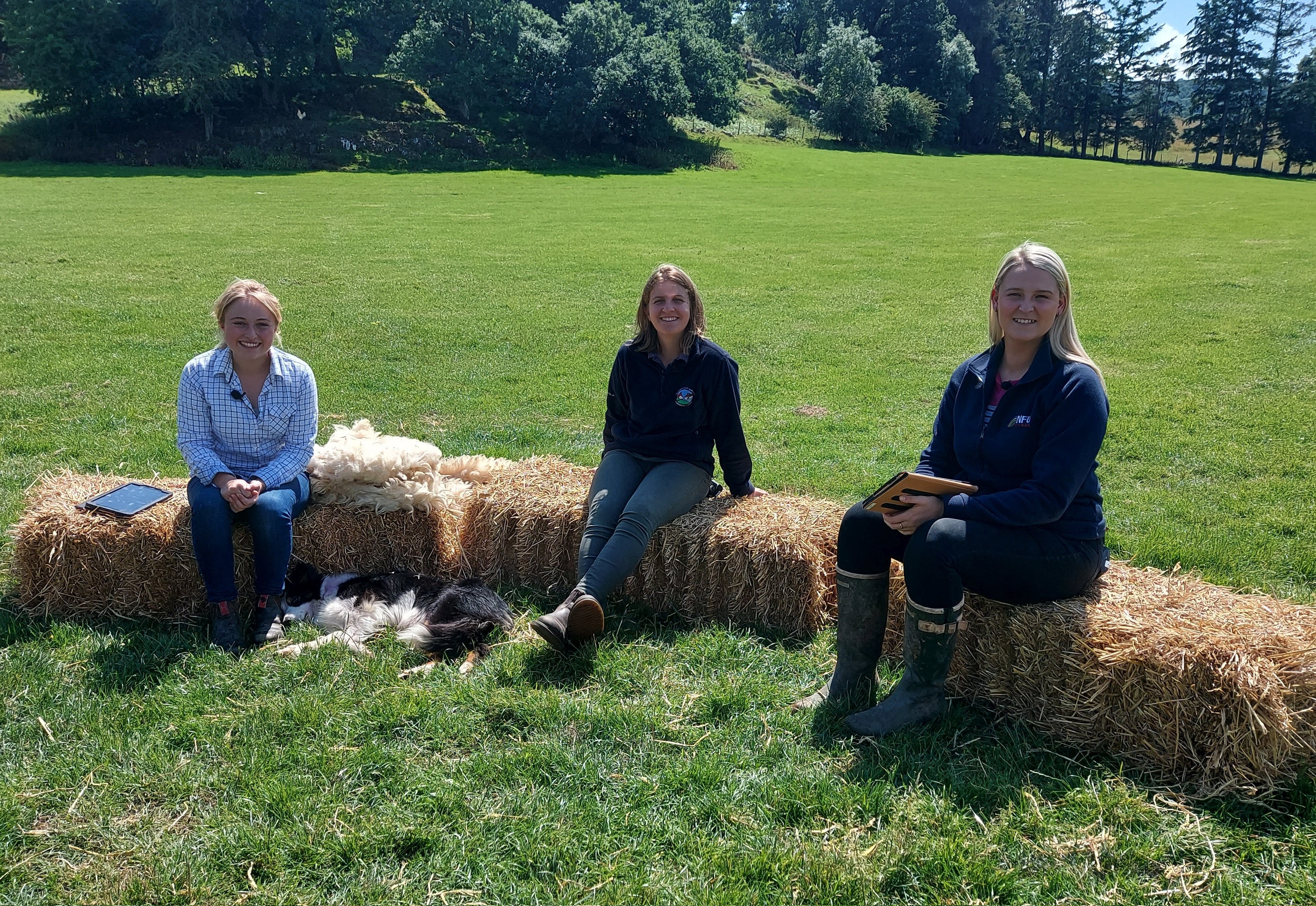 Coined ‘The Lamb Diaries’, the lessons were led by two young farmer hosts, Erin McNaught and Sioned Davies