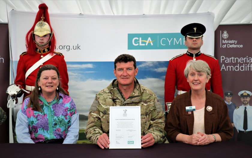 The CLA is now one of more than 10,000 signatories of the Armed Forces Covenant in the UK (Photo: CLA)