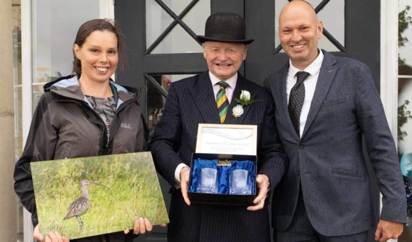 Ian Bell and Rebeca Dickens manage a total of 7,000 acres in Hallbankgate, Cumbria (Photo: RSPB)