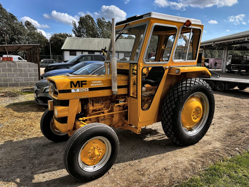 A 1972 Massey Ferguson 20 Multi-Power industrial tractor achieved £31,500 (Photo: Cheffins)