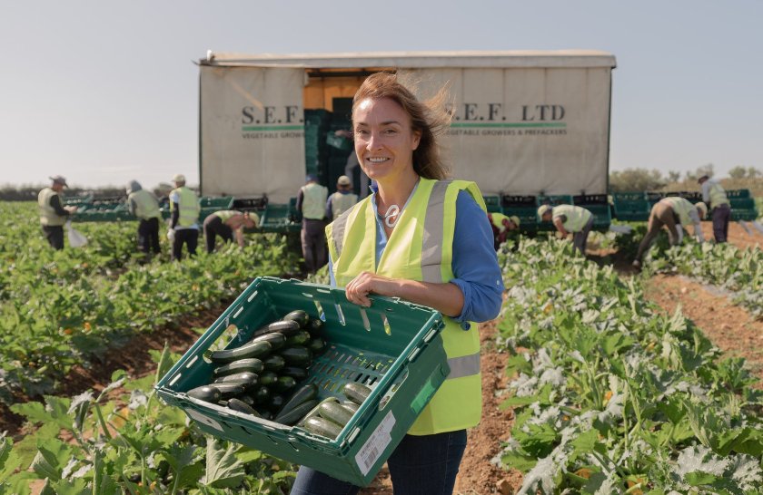 Farmer Jane Richards, along with her 400 plus pickers, works to ensure any excess vegetables never go to waste