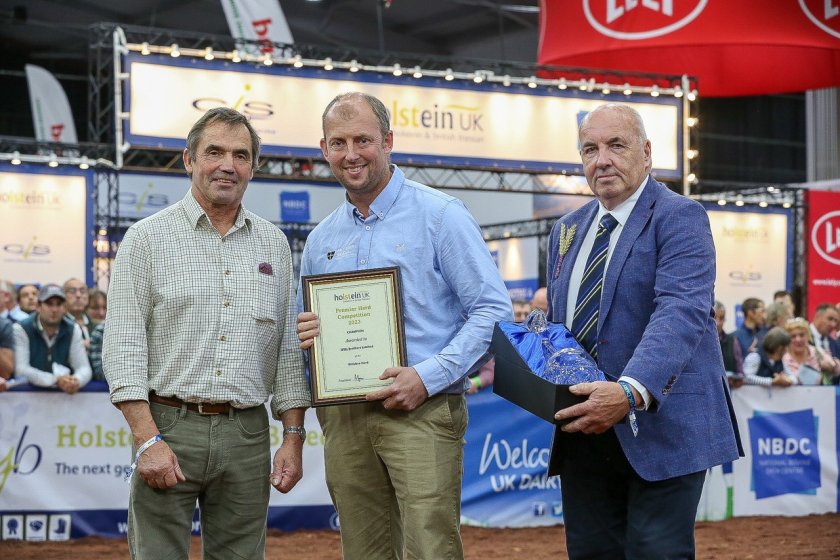 The Wills family, who represented the Southern region, were presented with the highly acclaimed award at UK Dairy Day
