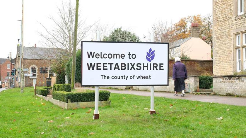 'Weetabixshire' would encircle a 50-mile radius from the cereal company's mills in Burton Latimer (Photo: Weetabix)