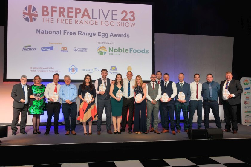 Twelve free range farmers have been recognised for making positive contributions to the sector