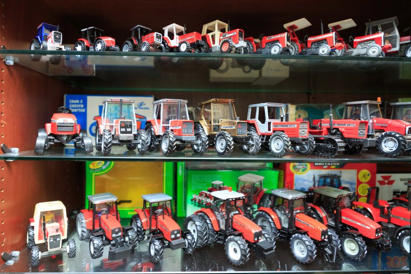 The collection was put together over a 50-year period by farmer and Massey Ferguson enthusiast, Jim Russell