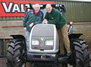 Guy Machinery’s Andy Belt, left, and Chris Pearson, of Pearson Farm Supplies, joint organisers of the inaugural Spring show