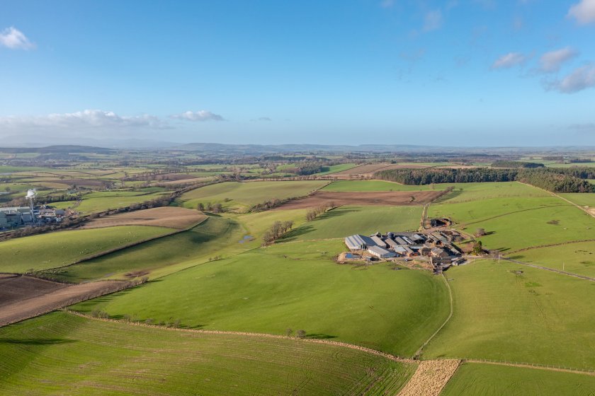 The range of general farm buildings include housing for an additional 400 head of cattle