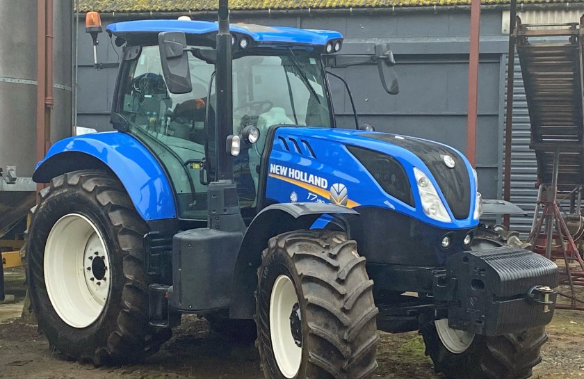 The family has built up an impressive fleet of six New Holland and Ford tractors and a telehandler