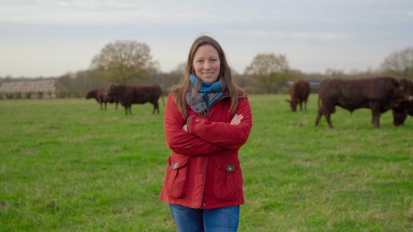 Beef farmer Anna Blumfield  says GBBW raises awareness about the importance of supporting British farming