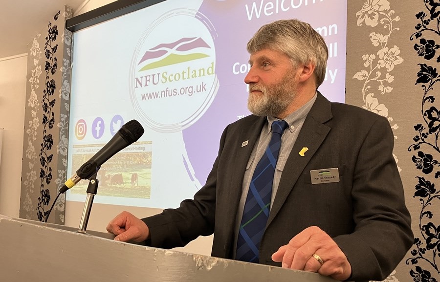 NFUS president Martin Kennedy said farmers needed more commitments from the next government