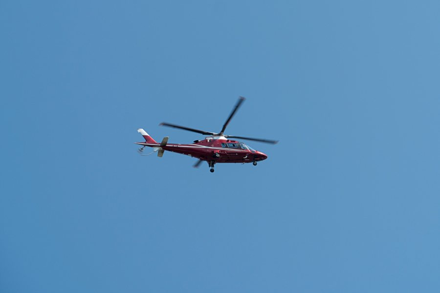 Emergency services, including an air ambulance, were called to the farm, located near Truro