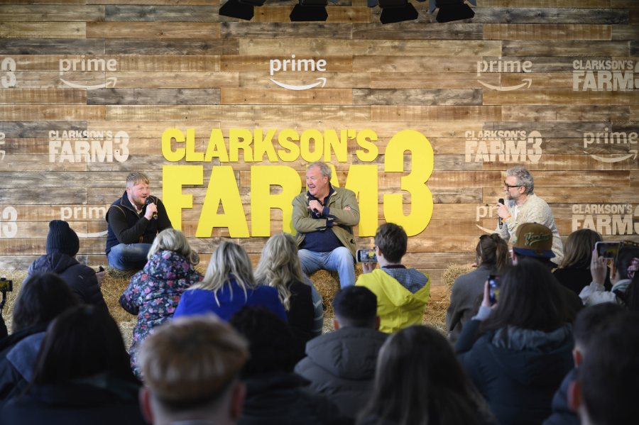 An event was held at Jeremy's Oxfordshire farm, Diddly Squat, ahead of the programme's launch