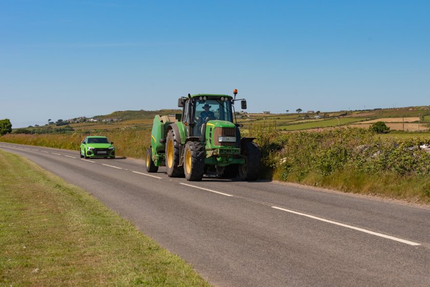 All road users are being encouraged to be aware of tractors and trailers during the busy harvest season