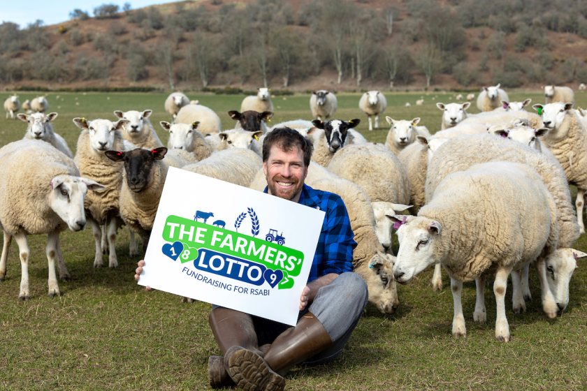 Perthshire farmer and comedian, Jim Smith has helped launch RSABI's new Farmers’ Lotto