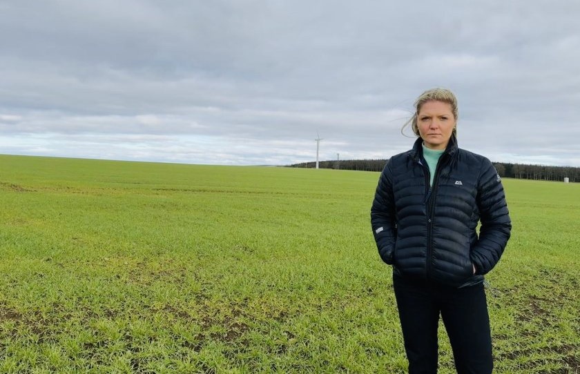 Harriet Cross, Gordon and Buchan MP, has praised farmers for their role in clearing up storm debris