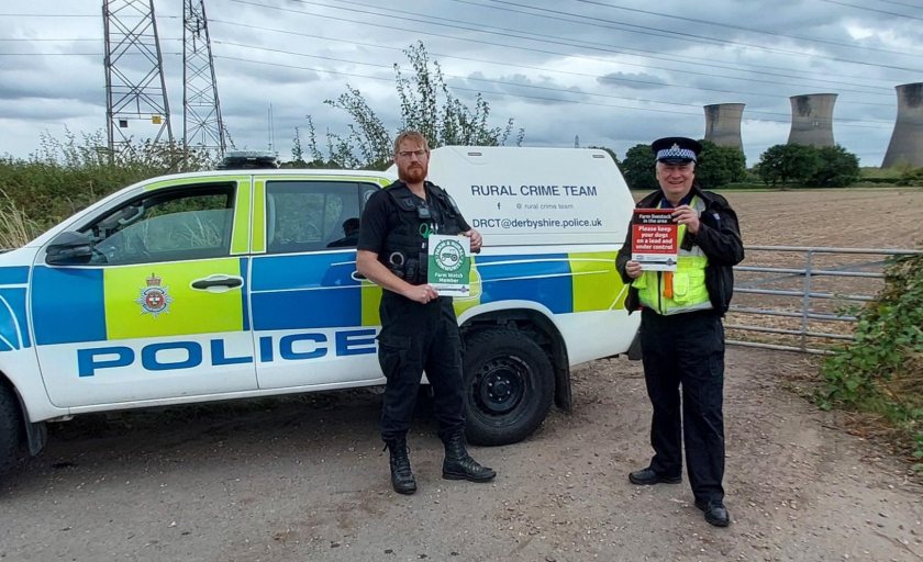 (Photo: Derbyshire Constabulary’s Rural Crime Team)