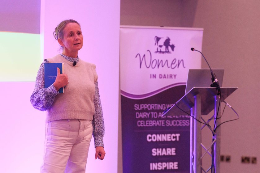 Television commentator and equestrian figure Alice Plunkett urged dairy farmers to protect their image