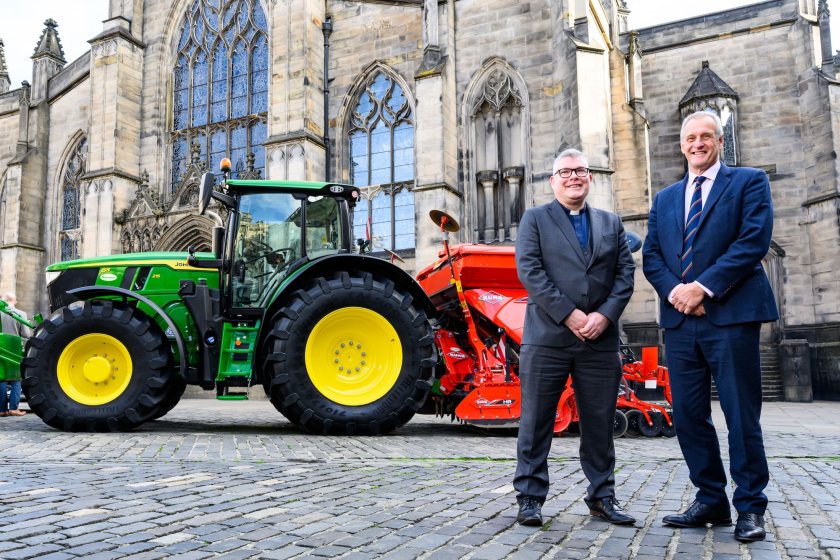 Rev Dr Scott Rennie Minister of St Giles' Cathedral and Neil Thompson RHASS director