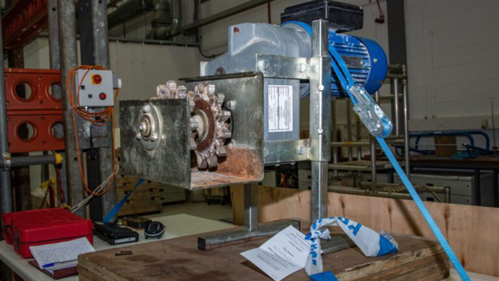 Dangerous parts of machinery had inadequate guarding (Photo: HSE)