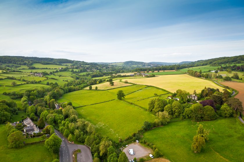 Average farmland values across England and Wales fell by just over 5% in 2025