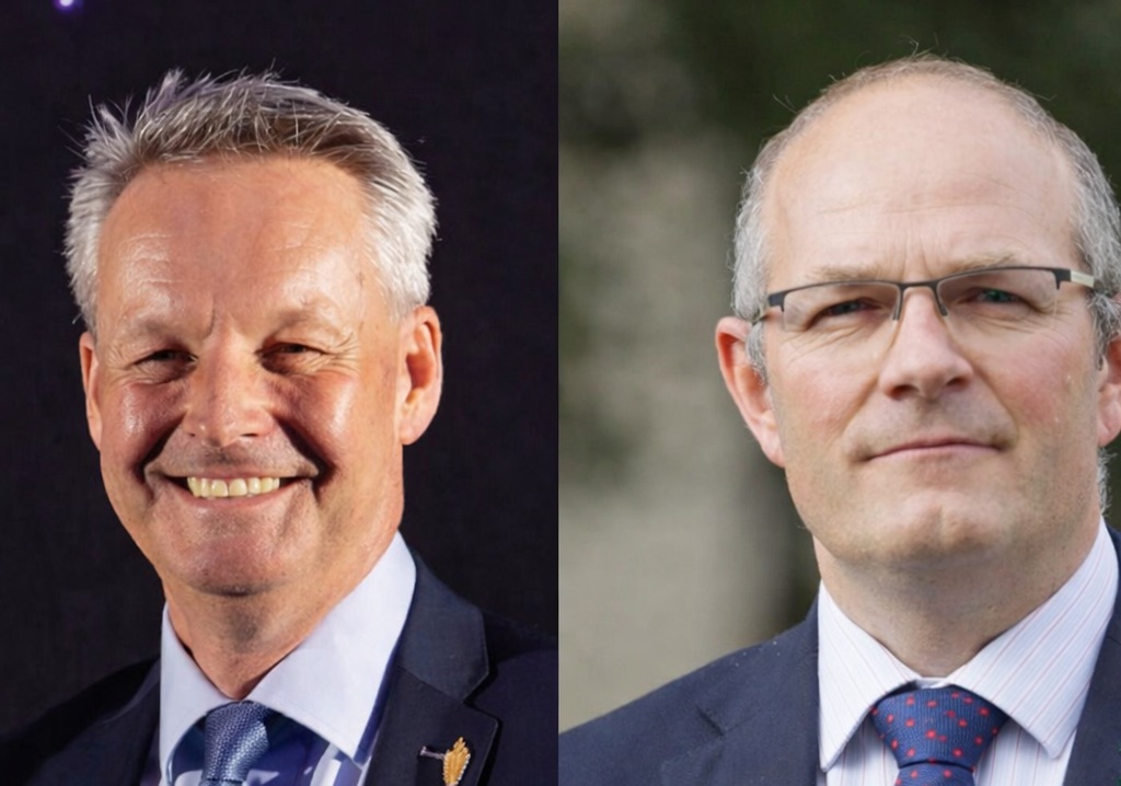 (L-R: deputy president David Exwood, president Tom Bradshaw)