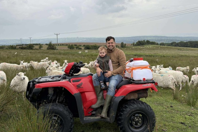 North Wales farmer Ben Hamner is continuing a near-century Border Leicester sheep tradition