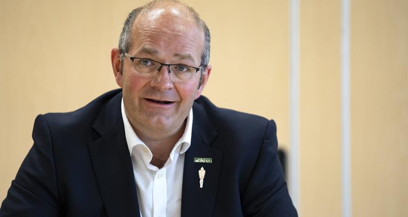 Tom Bradshaw says uncertainty is “stopping investment” across the industry (Photo: NFU)