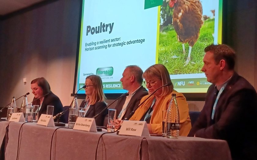 A packed NFU Poultry session debated marketing, planning barriers and avian influenza pressures