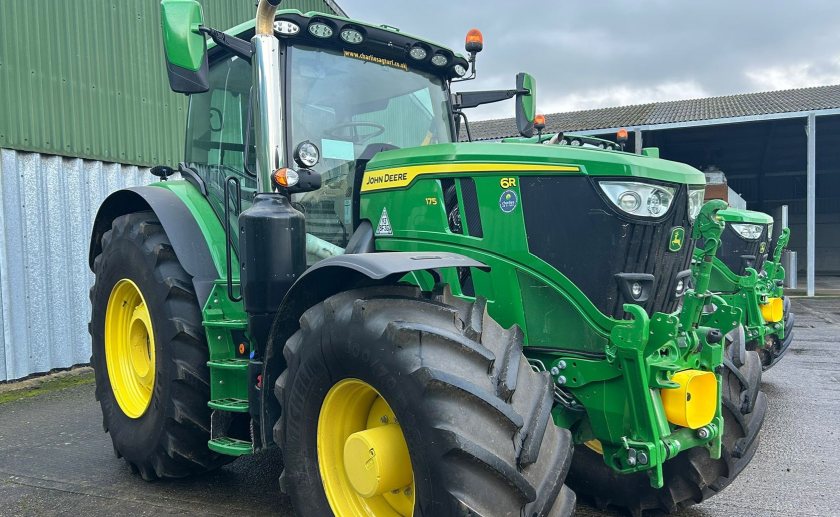 This 2022 John Deere 6R 175 tractor sold for £128,000
