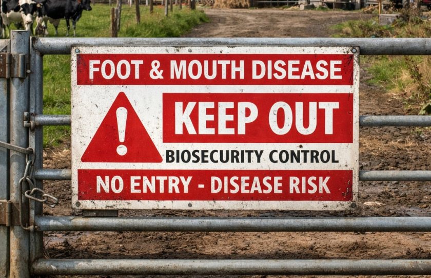Strict controls now in place aim to protect UK farms from highly contagious FMD